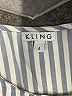 Kling 100% Cotton Blue Sleeveless Blouse Size 4 - photo 7