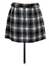 Parameter 100% Acetate Plaid Gray Casual Skirt Size 6 - photo 2