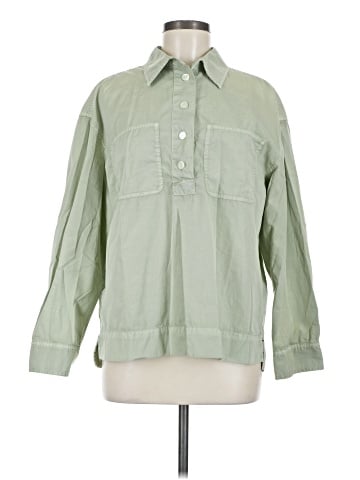 Madewell Denim Popover Shirt in Garment Dye (view 1)