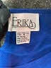 Erika 100% Silk Blue Short Sleeve Silk Top Size S - photo 7