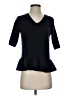 Ann Taylor Black 3/4 Sleeve Top Size S - photo 1