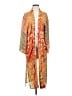 Tolani 100% Polyester Orange Kimono Size XS - photo 1