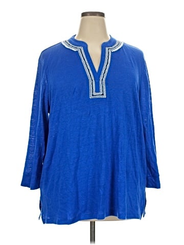 Chico's Long Sleeve Polo (view 1)