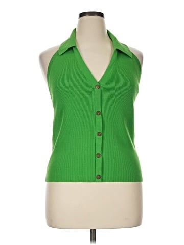 Tommy Hilfiger Sleeveless Button-Down Shirt (view 1)