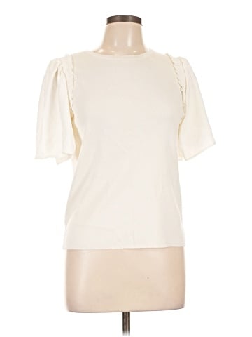 Ann Taylor Short Sleeve Blouse (view 1)