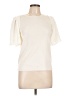 Ann Taylor Ivory Short Sleeve Blouse Size L (petite) - photo 1