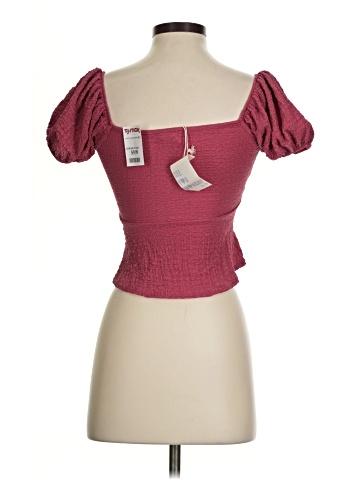 See You Monday Short Sleeve Blouse (view 2)