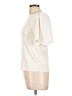 Ann Taylor Ivory Short Sleeve Blouse Size L (petite) - photo 5