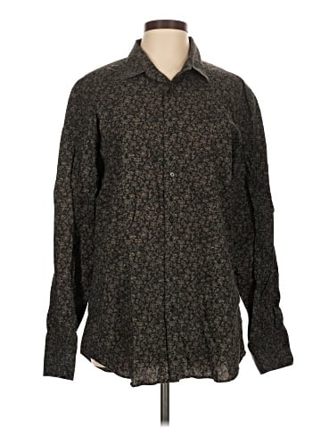Calvin Klein Long Sleeve Button-Down Shirt (view 1)