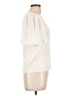 Ann Taylor Ivory Short Sleeve Blouse Size L (petite) - photo 4