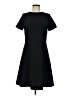 Ann Taylor Solid Black Casual Dress Size 6 - photo 1