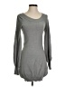 Bebe Solid Gray Casual Dress Size XS - photo 1
