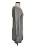 Bebe Solid Gray Casual Dress Size XS - photo 4