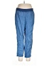 Purejill 100% Linen Blue Linen Pants Size L - photo 1
