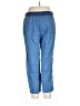 Purejill 100% Linen Blue Linen Pants Size L - photo 2