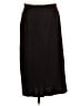 Ibex Solid Black Casual Skirt Size S - photo 1