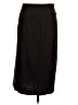 Ibex Solid Black Casual Skirt Size S - photo 2