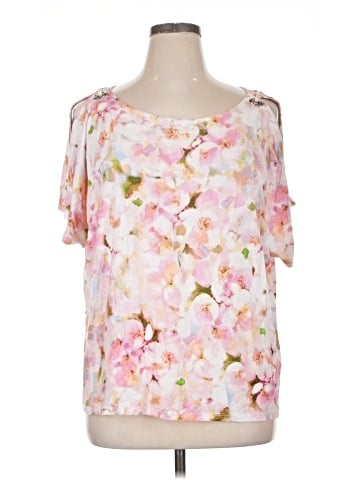 Cable & Gauge Short Sleeve Blouse (view 1)