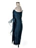 Theia 100% Polyester Blue Cocktail Dress Size 6 - photo 5