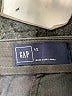 Gap 100% Cotton Solid Gray Khaki Shorts Size 12 - photo 3