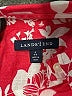 Lands' End Floral Pink Long Sleeve Blouse Size S - photo 7
