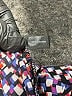 The Limited 100% Polyester Polka Dots Blue Long Sleeve Blouse Size M - photo 8