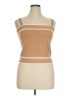 Fashion 100% Viscose Tan Sleeveless Top Size XL - photo 1