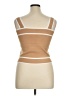 Fashion 100% Viscose Tan Sleeveless Top Size XL - photo 2