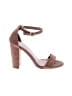 Qupid Burgundy Sandals Size 8 - photo 1