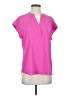 Cynthia Steffe 100% Polyester Pink Short Sleeve Blouse Size S - photo 1