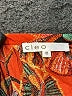 Cleo 100% Cotton Orange Short Sleeve Blouse Size XS - photo 7