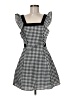 BCBGeneration Checkered-gingham Black Casual Dress Size 6 - photo 1