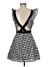 BCBGeneration Checkered-gingham Black Casual Dress Size 6 - photo 2