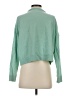 Pilcro 100% Cashmere Green Cashmere Pullover Sweater Size XS - photo 2
