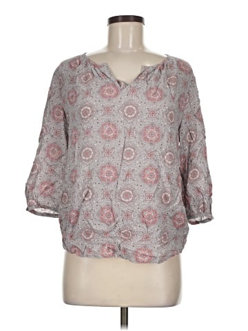 Anne Carson 3/4 Sleeve Blouse (view 1)
