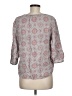 Anne Carson 100% Rayon Gray 3/4 Sleeve Blouse Size M - photo 2