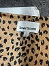 Heartloom 100% Polyester Animal Print Brown Long Sleeve Blouse Size L - photo 7