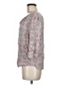 Anne Carson 100% Rayon Gray 3/4 Sleeve Blouse Size M - photo 5