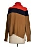 J.Crew Color Block Brown Turtleneck Sweater Size S - photo 2
