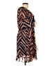 Needle & Thread 100% Polyurethane Chevron-herringbone Orange Casual Dress Size L - photo 4