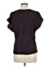 Express 100% Polyester Brown Short Sleeve Blouse Size M - photo 2