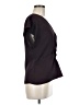 Express 100% Polyester Brown Short Sleeve Blouse Size M - photo 4