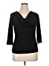 Grace Black 3/4 Sleeve Top Size L - photo 1