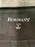 Roaman's Black Short Sleeve Top Size 14 (M) - photo 7