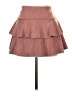 Unbranded Solid Pink Casual Skirt Size L - photo 2