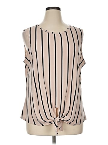 Adrianna Papell Sleeveless Blouse (view 1)