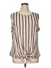 Adrianna Papell Tan Sleeveless Blouse Size XL - photo 1