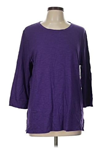 Chico's 3/4 Sleeve T-Shirt (view 1)