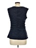 DressBarn Blue Sleeveless Blouse Size L - photo 2