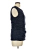 DressBarn Blue Sleeveless Blouse Size L - photo 4